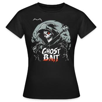 Appât fantôme Grim Reaper Appât fantôme | Paranormal - T-shirt Femme - noir - Devant - AI Model Female 172 dark (172cm)