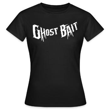 Appât fantôme Lettrage effrayant | Appât fantôme - T-shirt Femme - noir - Devant - AI Model Female 172 dark (172cm)