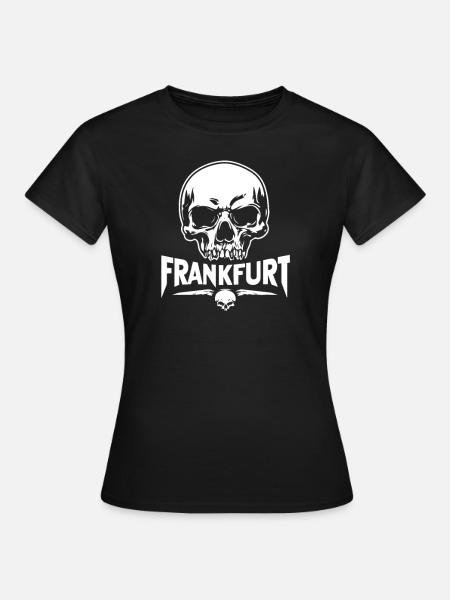 Frankfurt Totenkopf FFM Ultras Patrioten - Women's T-Shirt - black