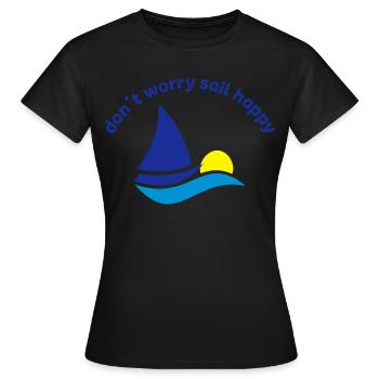 sailor - Women's T-Shirt - black - Front - AI Model Female 172 dark (172cm)