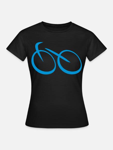 Fahrrad - Frauen T-Shirt - Schwarz