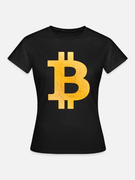 Bitcoin - Frauen T-Shirt - Schwarz