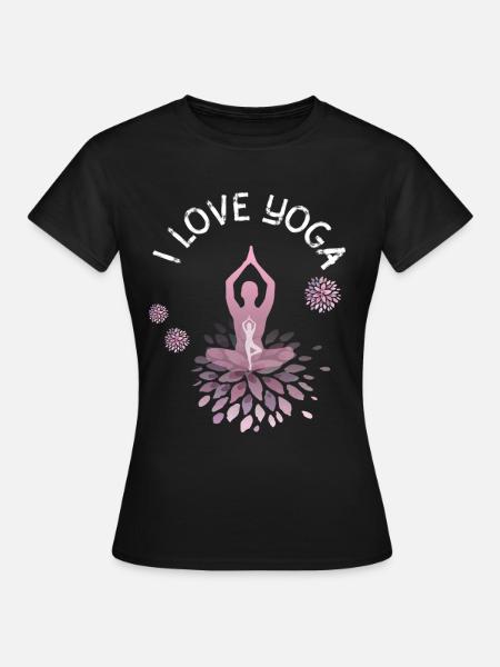 Yoga om spirituel bouddha namaste femme cours sport - T-shirt Femme - noir