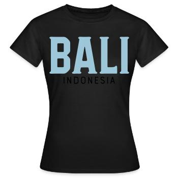 Bali - Frauen T-Shirt - Schwarz - Vorne - AI Model Female 172 dark (172cm)