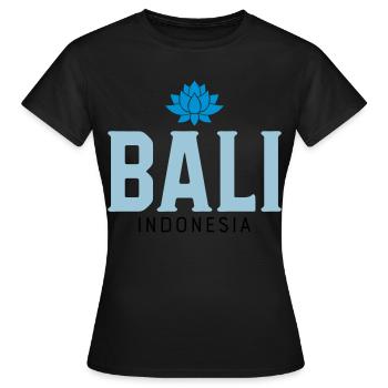 Bali - Frauen T-Shirt - Schwarz - Vorne - AI Model Female 172 dark (172cm)