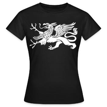Rostock Griffin - Vogel Griffin - Women's T-Shirt - black - Front - AI Model Female 172 dark (172cm)