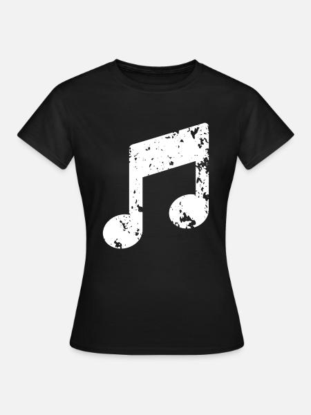 Musik Note - Frauen T-Shirt - Schwarz