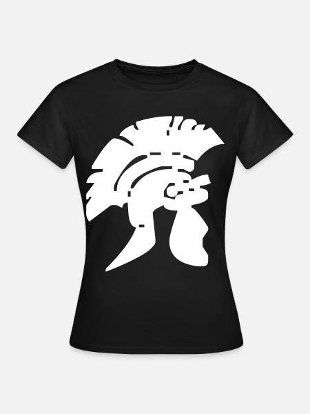 Römer-Helm - Frauen T-Shirt - Schwarz