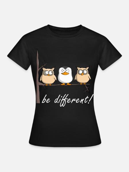 sei individuell - Frauen T-Shirt - Schwarz