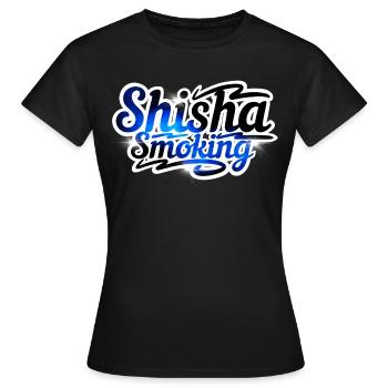 Shisha smoking - Frauen T-Shirt - Schwarz - Vorne - AI Model Female 172 dark (172cm)