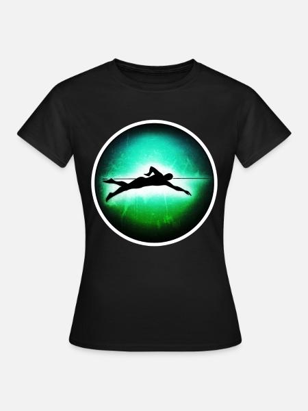 Schwimmen - Schwimmer - Frauen T-Shirt - Schwarz