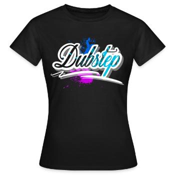 Dubstep - Women's T-Shirt - black - Front - AI Model Female 172 dark (172cm)