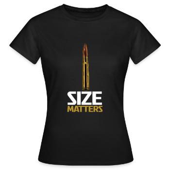 Motif Calibre Endurance - T-shirt Femme - noir - Devant - AI Model Female 172 dark (172cm)