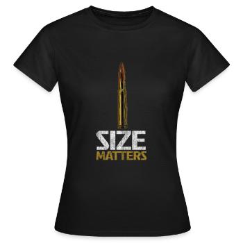 Des munitions avec un message fort - T-shirt Femme - noir - Devant - AI Model Female 172 dark (172cm)