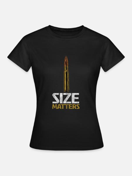 Munition mit starker Botschaft - Frauen T-Shirt - Schwarz