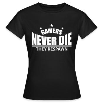 Gaming Gaming Gaming Gaming Gaming Gaming Gaming - T-shirt Femme - noir - Devant - AI Model Female 172 dark (172cm)
