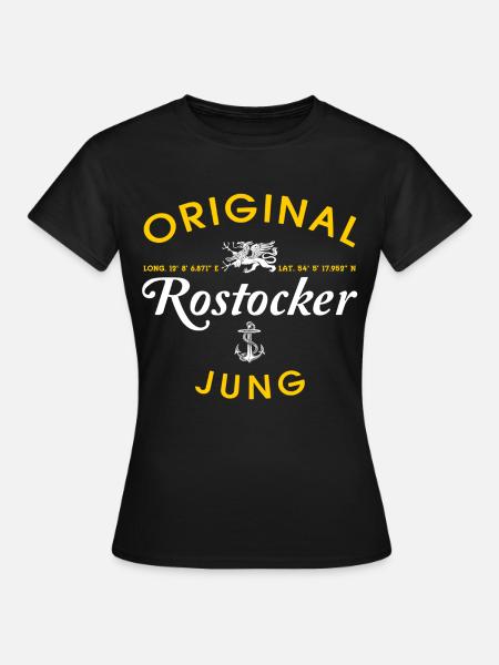 Original Rostocker Jung - Frauen T-Shirt - Schwarz