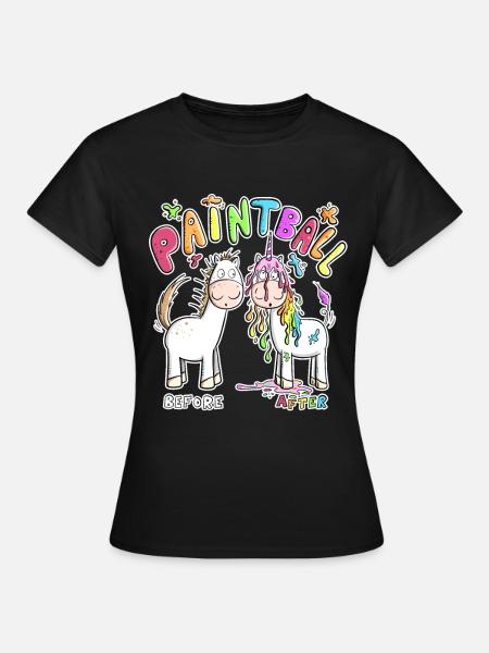 Paintball - Frauen T-Shirt - Schwarz