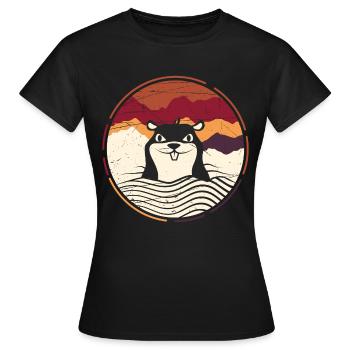 mole - Women's T-Shirt - black - Front - AI Model Female 172 dark (172cm)
