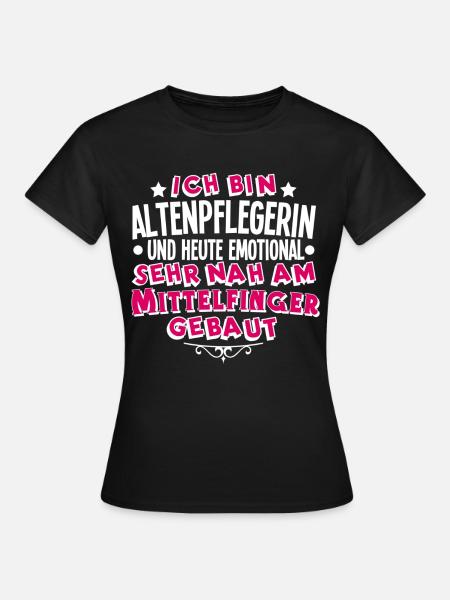 Altenpflegerin - Frauen T-Shirt - Schwarz