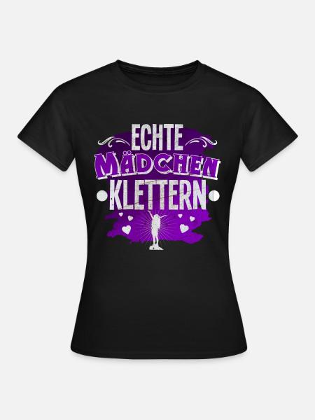 Klettern - Frauen T-Shirt - Schwarz