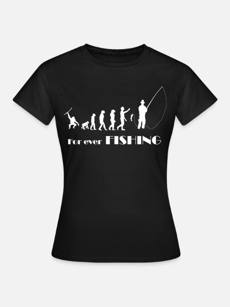 Evolution Fishing - For Ever Fishing - Dame-T-shirt - sort