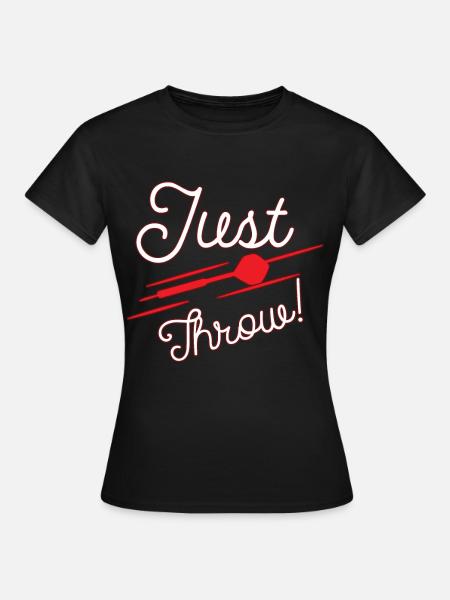 Darts Dart - Frauen T-Shirt - Schwarz