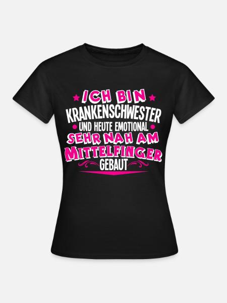 Krankenschwester - Frauen T-Shirt - Schwarz
