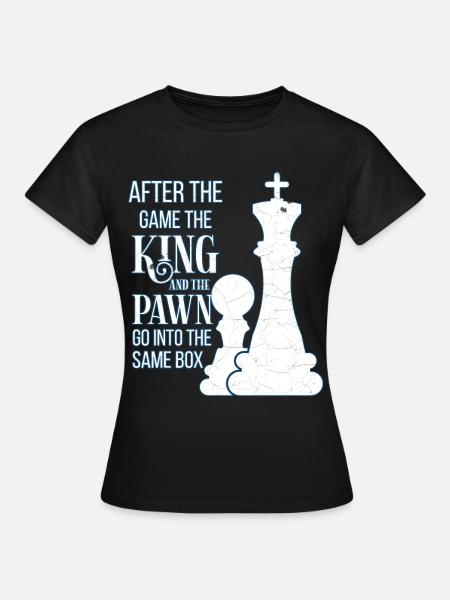 Schach - Frauen T-Shirt - Schwarz