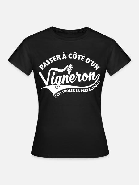 Winzer Perfektion - Frauen T-Shirt - Schwarz