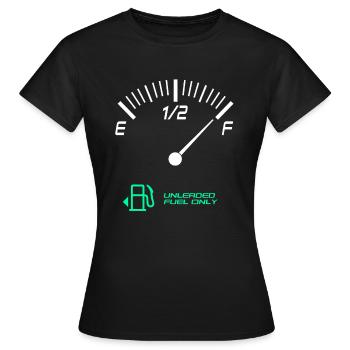Voller Tank - Frauen T-Shirt - Schwarz - Vorne - AI Model Female 172 dark (172cm)