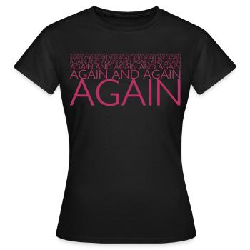 ENCORE ET ENCORE - T-shirt Femme - noir - Devant - AI Model Female 172 dark (172cm)