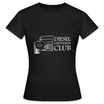diesel - T-shirt Femme - noir - Devant - AI Model Female 172 dark (172cm)