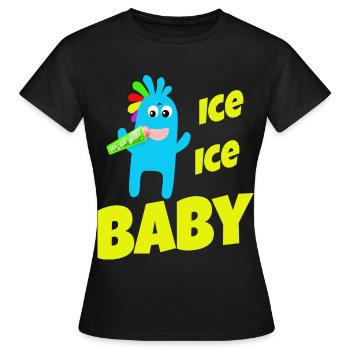 Bébé - T-shirt Femme - noir - Devant - AI Model Female 172 dark (172cm)