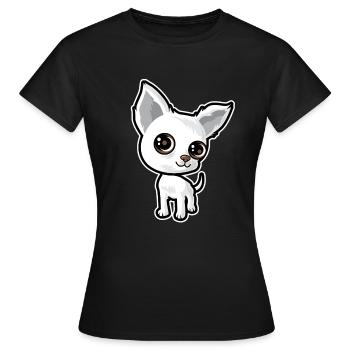 Puppy - Women's T-Shirt - black - Front - AI Model Female 172 dark (172cm)