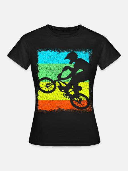 BMX / Bmx Bike Fahrrad - Frauen T-Shirt - Schwarz
