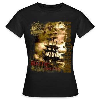DarssCoast - Baltic Challenge - T-shirt Femme - noir - Devant - AI Model Female 172 dark (172cm)