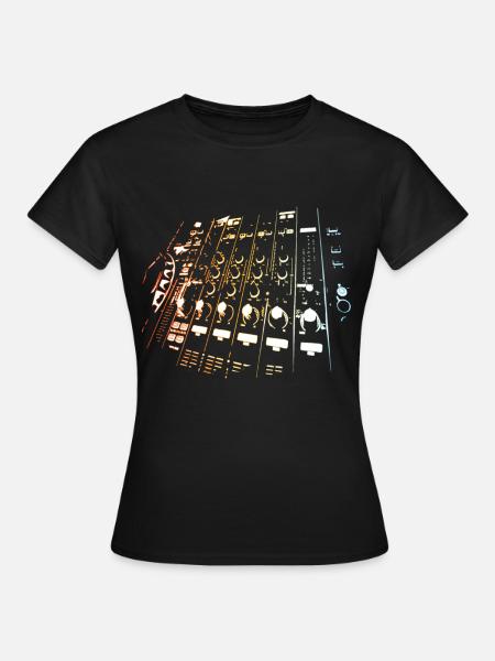 DJ - Frauen T-Shirt - Schwarz