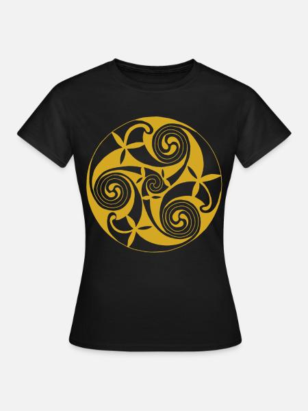 Natursymbol - Frauen T-Shirt - Schwarz