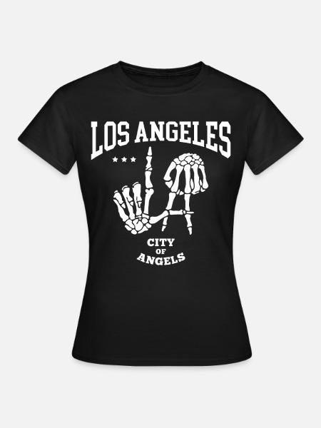 los angeles la cité des anges - T-shirt Femme - noir