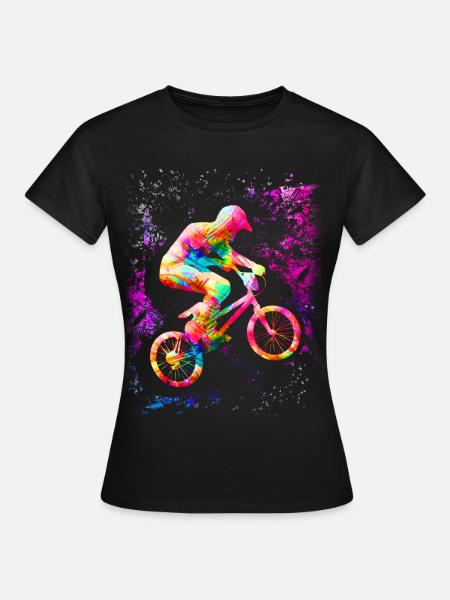 BMX pour les enfants | | de vélo BMX Vêtements Enfants - T-shirt Femme - noir