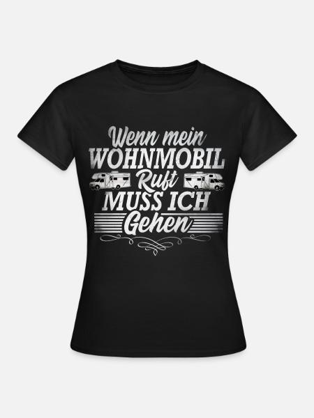 Camping Campen - Frauen T-Shirt - Schwarz