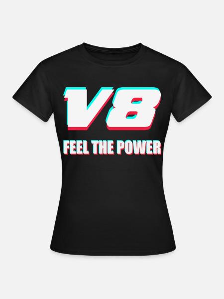 V8 - Women's T-Shirt - black