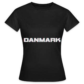 Danemark Danemark - T-shirt Femme - noir - Devant - AI Model Female 172 dark (172cm)
