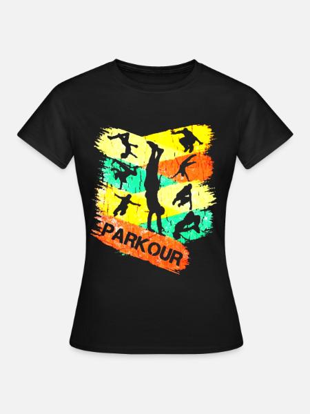 Parkour Freerunning Urban - Frauen T-Shirt - Schwarz