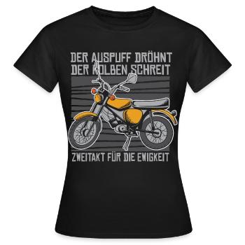 Ost Moped S51 - Frauen T-Shirt - Schwarz - Vorne - AI Model Female 172 dark (172cm)