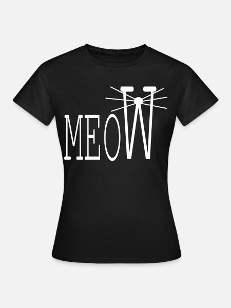 Katzenfreund - Frauen T-Shirt - Schwarz