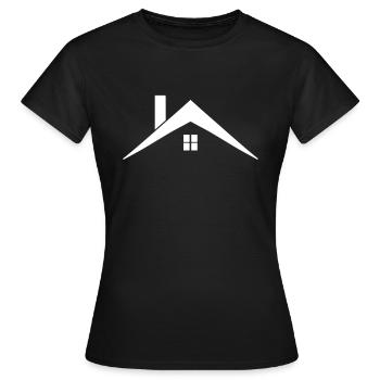 Toit - T-shirt Femme - noir - Devant - AI Model Female 172 dark (172cm)