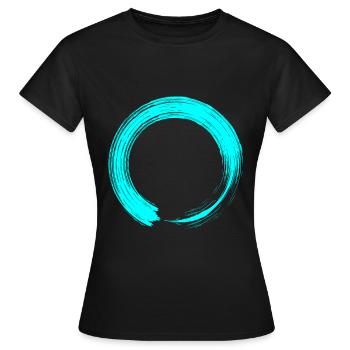 Cercle - T-shirt Femme - noir - Devant - AI Model Female 172 dark (172cm)