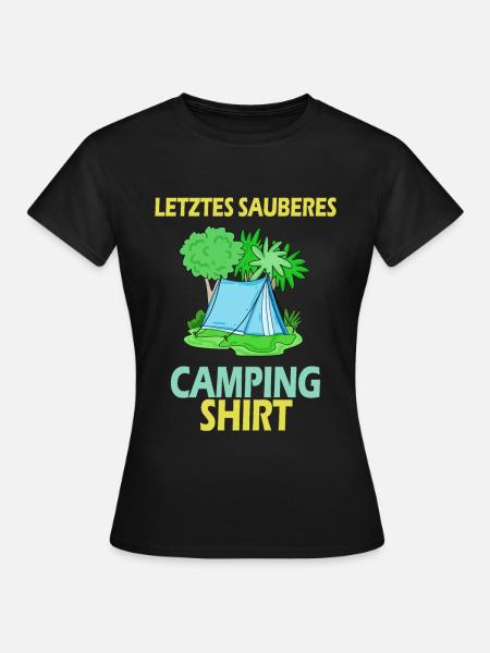 Pfadfinder Camping Pfadfinder Geschenk - Frauen T-Shirt - Schwarz